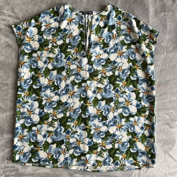 𝅺AMERICAN Apparel Tropical Floral Shift Dress XS/S - Picture 3 of 9